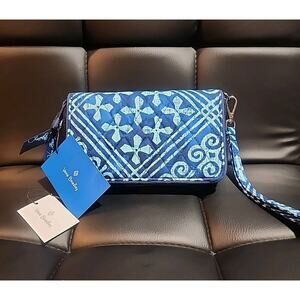 NWT Vera Bradley RFID Georgia Wallet Cuban Tile Quilted Wristlet